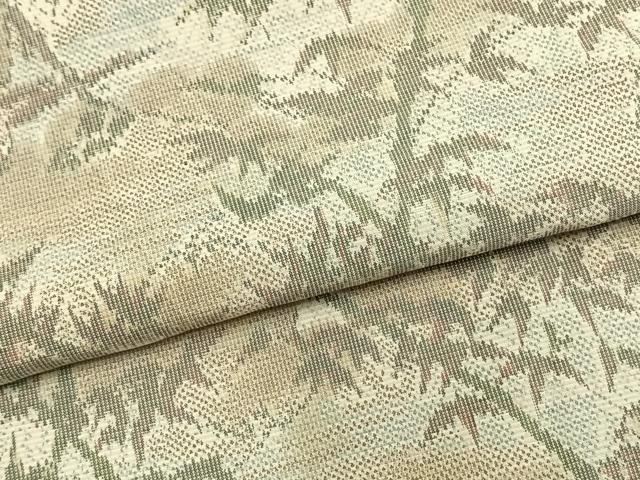 平和屋着物▽本場大島紬 単衣 風景文 正絹 逸品 AAAZ1676fy