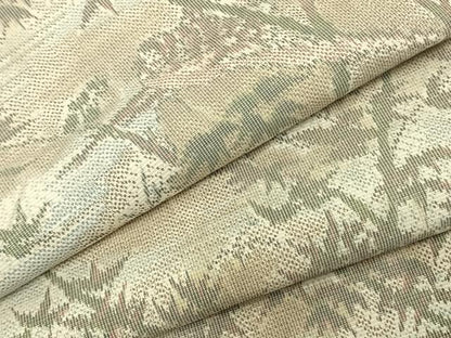 平和屋着物▽本場大島紬 単衣 風景文 正絹 逸品 AAAZ1676fy