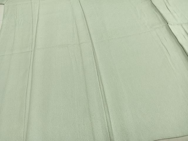 平和屋着物▽上質な色無地 単衣 夏虫色 正絹 逸品 AAAZ1704fy