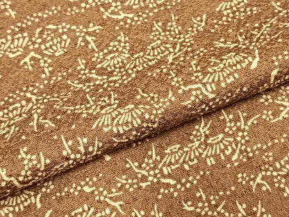 平和屋着物▽上質な小紋 単衣 風景文 ロング丈 正絹 逸品 AAAZ1711fy