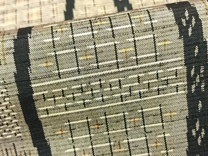 平和屋着物▽上質な紬 単衣 立涌文 正絹 逸品 AAAZ1717fy
