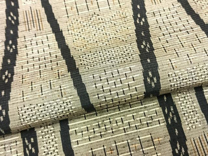 平和屋着物▽上質な紬 単衣 立涌文 正絹 逸品 AAAZ1717fy