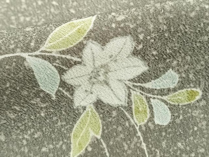 平和屋着物▽小紋 単衣 草花文 洗える着物 AAAZ1735fy