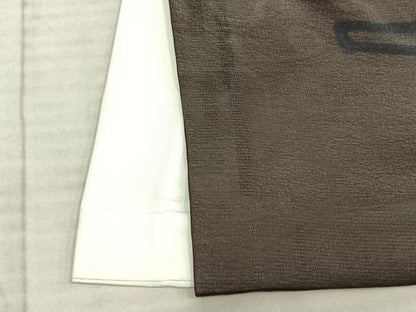 平和屋着物▽訪問着 無双 紗袷 紗×絽 幾何学文 正絹 逸品 AAAZ1738fy