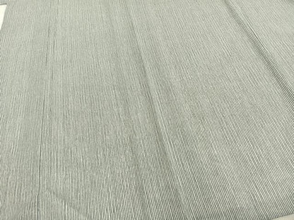 平和屋着物▽小紋　単衣　縞　洗える着物　未使用　AAAZ1741fy