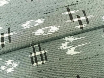 平和屋着物▽上質な紬　単衣　琉球絣　正絹　逸品　AAAZ1745fy