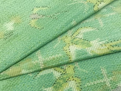 平和屋着物▽上質な紬 単衣 飛鳥文 正絹 逸品 AAAZ1750fy