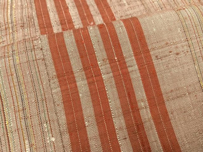 平和屋着物●上質な紬 間道 正絹 逸品 未使用 AAAZ1807ph
