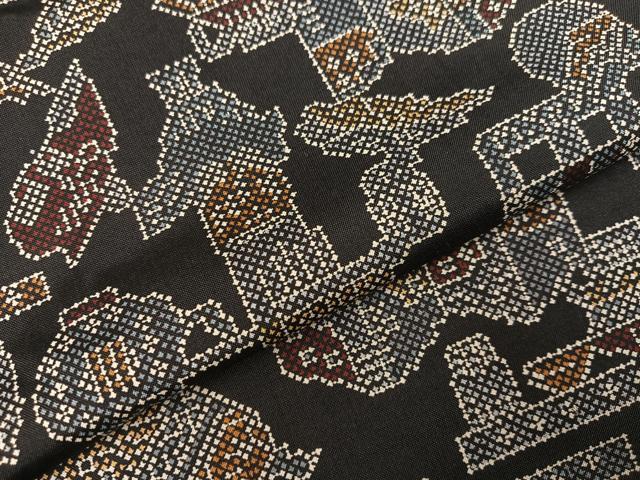 平和屋着物●本場染大島紬 器物文 正絹 逸品 AAAZ1810ph