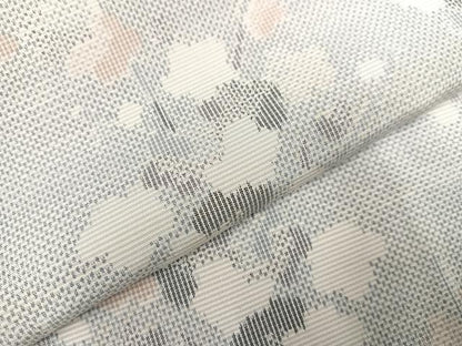 平和屋着物●上質な紬 枝梅文 正絹 逸品 AAAZ1811ph