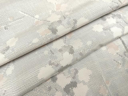 平和屋着物●上質な紬 枝梅文 正絹 逸品 AAAZ1811ph