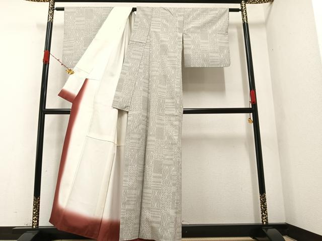平和屋着物●お召 吉祥文 正絹 逸品 AAAZ1833ph