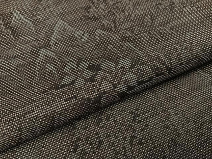 平和屋着物●本場大島紬　カタス7マルキ　草花文　正絹　逸品　AAAZ1834ph