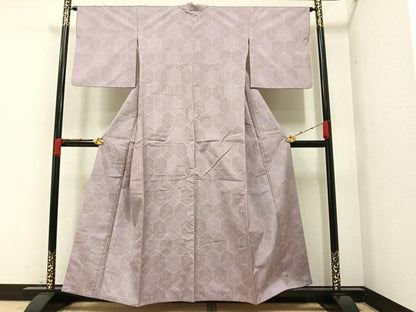 平和屋着物●本場大島紬 亀甲文 正絹 逸品 AAAZ1836ph