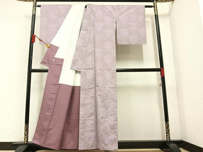 平和屋着物●本場大島紬 亀甲文 正絹 逸品 AAAZ1836ph