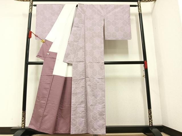 平和屋着物●本場大島紬 亀甲文 正絹 逸品 AAAZ1836ph