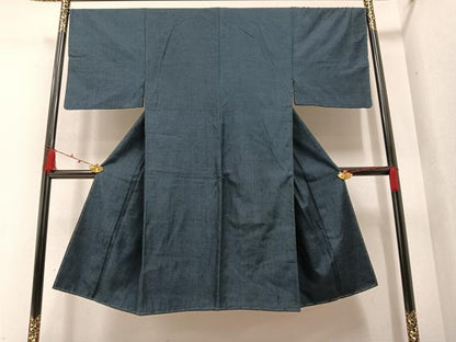 平和屋着物●男性 紬 アンサンブル 褐返色 正絹 逸品 未使用 AAAZ1923ph