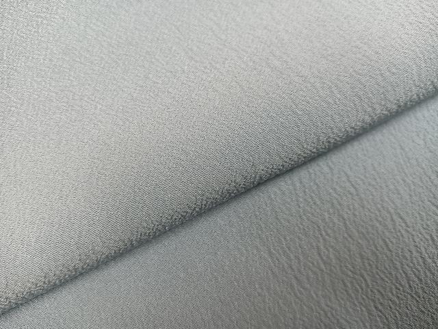 平和屋着物●洗える最高級着物　＜英＞はなぶさ謹製　色無地　灰青色　胴抜き仕立て　AAAZ1935ph