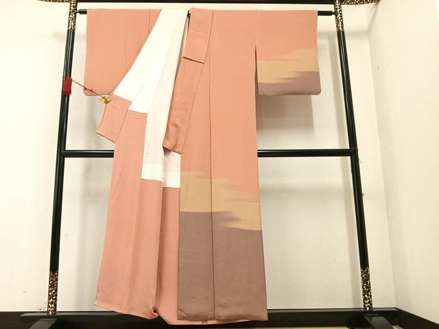 平和屋着物●訪問着 霞文 暈し染め 正絹 逸品 AAAZ1976ph