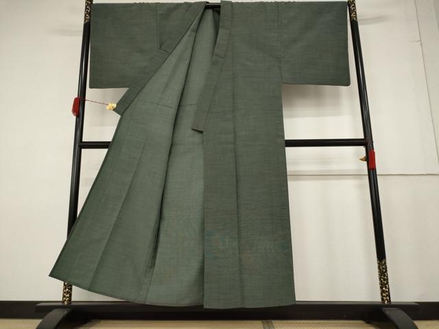 平和屋着物▽男性 単衣 小紋 霞文 綿 AAAZ2105st