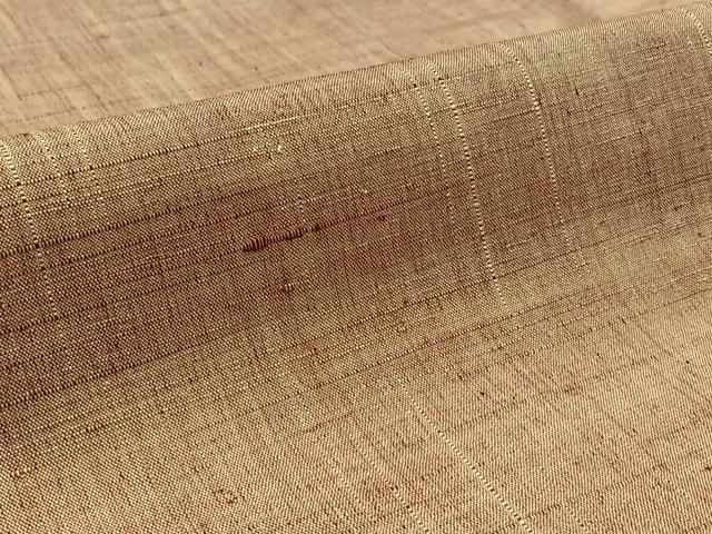 平和屋着物▽上質な紬 単衣 灰桜色地 正絹 逸品 AAAZ2324jh