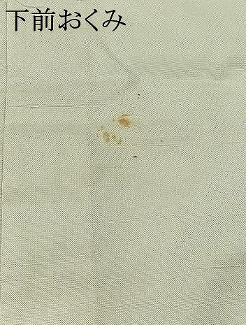 平和屋着物▽訪問着　単衣　紬地　枝花文　正絹　逸品　AAAZ2328jh