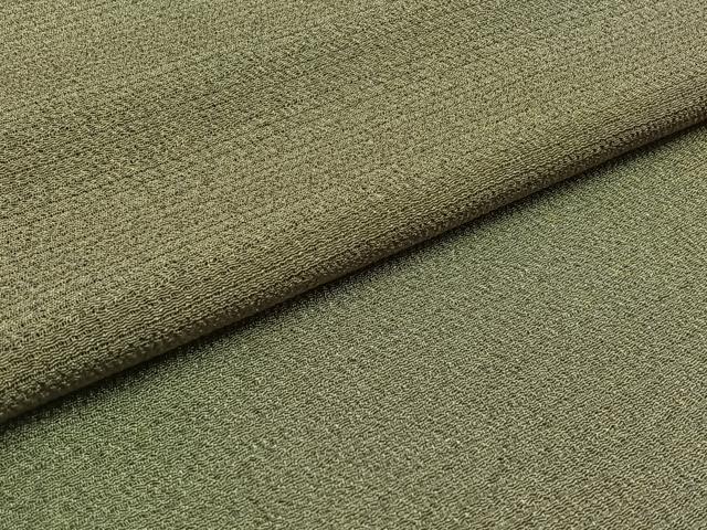 平和屋着物▽上質な小紋 単衣 作家物 霞文 暈し染め 鬼しぼ縮緬 正絹 逸品 AAAZ2331jh