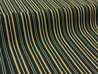 平和屋着物▽上質な小紋 単衣 間道 黒地 正絹 逸品 AAAZ2338jh
