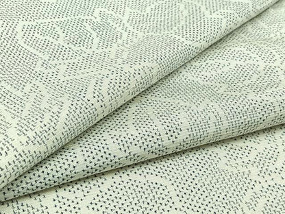平和屋着物▽上質な紬 単衣 舞葉文 正絹 逸品 AAAZ2341jh