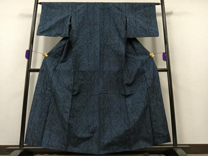 平和屋着物▽上質な紬 単衣 薄文 正絹 逸品 AAAZ2344jh