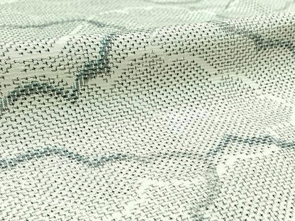 平和屋着物▽上質な紬　単衣　雲取り文　正絹　逸品　AAAZ2358jh