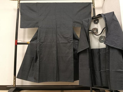 平和屋着物●男性 本場大島紬 アンサンブル 100亀甲 総詰め 正絹 逸品 未使用 AAAZ2372ph
