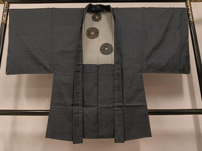 平和屋着物●男性 本場大島紬 アンサンブル 100亀甲 総詰め 正絹 逸品 未使用 AAAZ2372ph
