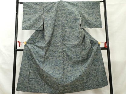 平和屋着物■上質な紬　樹林文　正絹　逸品　AAAZ2445cs