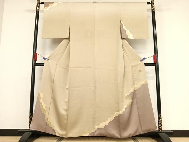平和屋着物●衣装演出家 前田親男 孝槃衣装 訪問着 暈し染め 胴抜き仕立て 正絹 逸品 AAAZ3020np