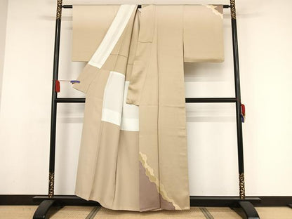平和屋着物●衣装演出家 前田親男 孝槃衣装 訪問着 暈し染め 胴抜き仕立て 正絹 逸品 AAAZ3020np