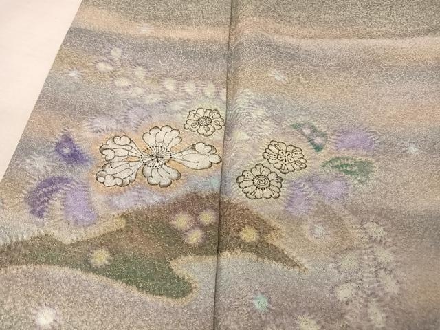平和屋着物●久保田一竹 幻の辻が花 訪問着 絞り 暈し染め 阪急百貨店扱い 正絹 逸品 AAAZ3029np
