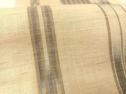 平和屋着物＊夏物　沖縄県無形文化財指定 本場八重山上布　九寸開き名古屋帯　間道　麻　逸品　未使用　AAAZ3094np