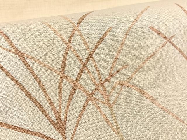 平和屋着物＊夏物　古代越後上布　九寸名古屋帯　作家物　草木文　逸品　AAAZ3095np