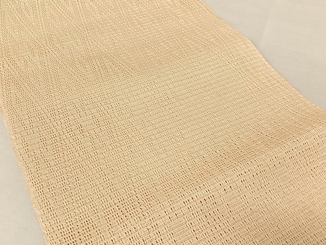 平和屋着物＊夏物 人間国宝 俵屋17代目・喜多川平朗 羅 有職織物 八寸名古屋帯 人色 正絹 逸品 AAAZ3096np