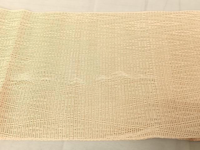 平和屋着物＊夏物 人間国宝 俵屋17代目・喜多川平朗 羅 有職織物 八寸名古屋帯 人色 正絹 逸品 AAAZ3096np