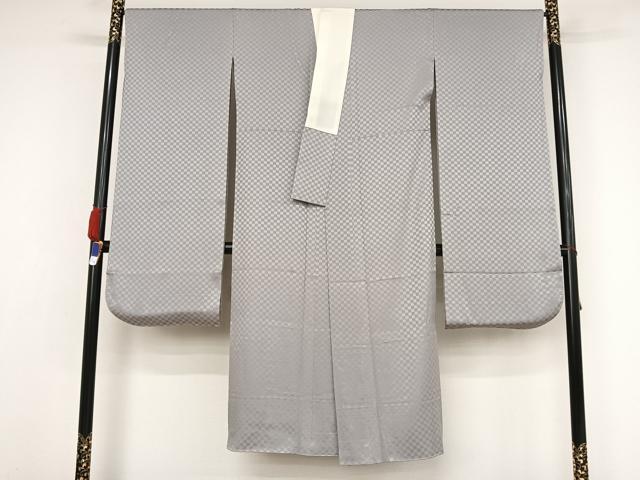 平和屋着物●世界的人形師 辻村寿三郎 ジュサブロー 振袖・長襦袢(袷)セット 枝花文 ロング丈 正絹 逸品 AAAZ3100np