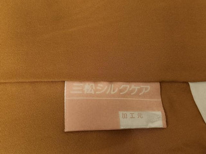 平和屋着物●本場大島紬　地空き　カタス9マルキ　櫛　正絹　逸品　AAAZ3125np