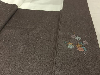 平和屋着物●本場染大島紬　訪問着　雲取り風景文　正絹　逸品　AAAZ3148np