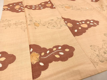 平和屋着物●上質な紬 辻が花 絞り 正絹 逸品 AAAZ3166np