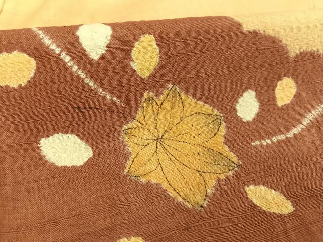 平和屋着物●上質な紬 辻が花 絞り 正絹 逸品 AAAZ3166np