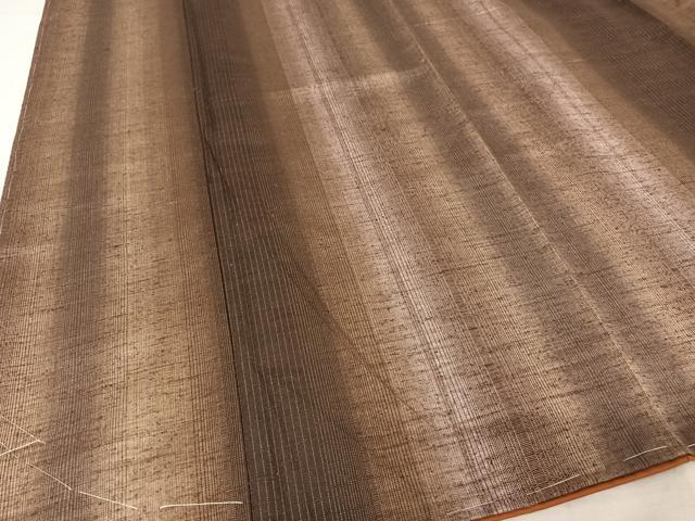 平和屋着物●上質な紬 縞 正絹 逸品 未使用 AAAZ3182np
