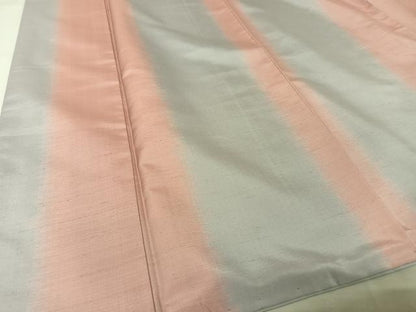 平和屋着物●上質な紬　間道　さが美扱い　正絹　逸品　AAAZ3208np