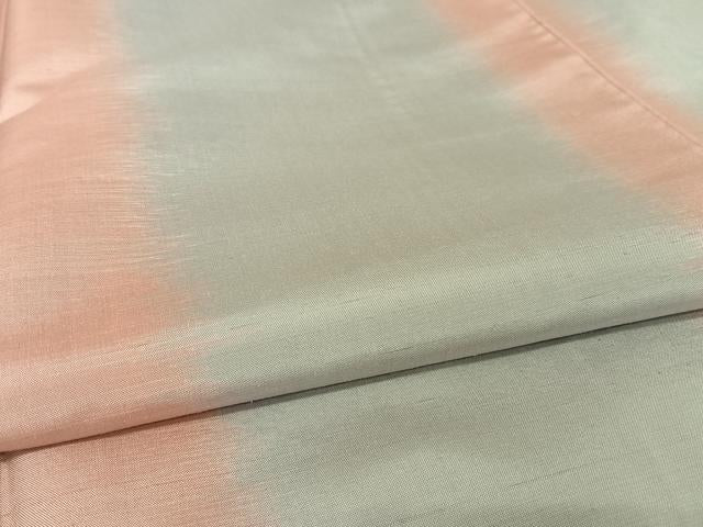 平和屋着物●上質な紬　間道　さが美扱い　正絹　逸品　AAAZ3208np