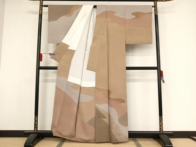 平和屋着物●訪問着 作家物 霞文 金彩 正絹 逸品 AAAZ3213np